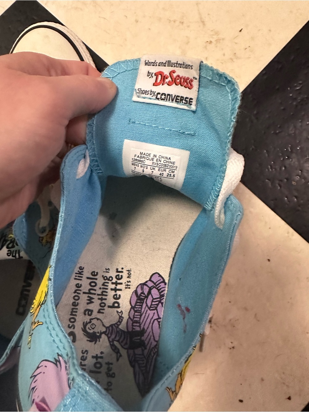 Converse Blue Lorax Character Collectors Edition Canvas Sneakers - Picture 4 of 5